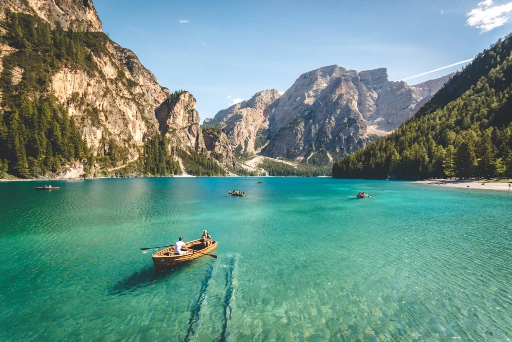 boat in tropical waters