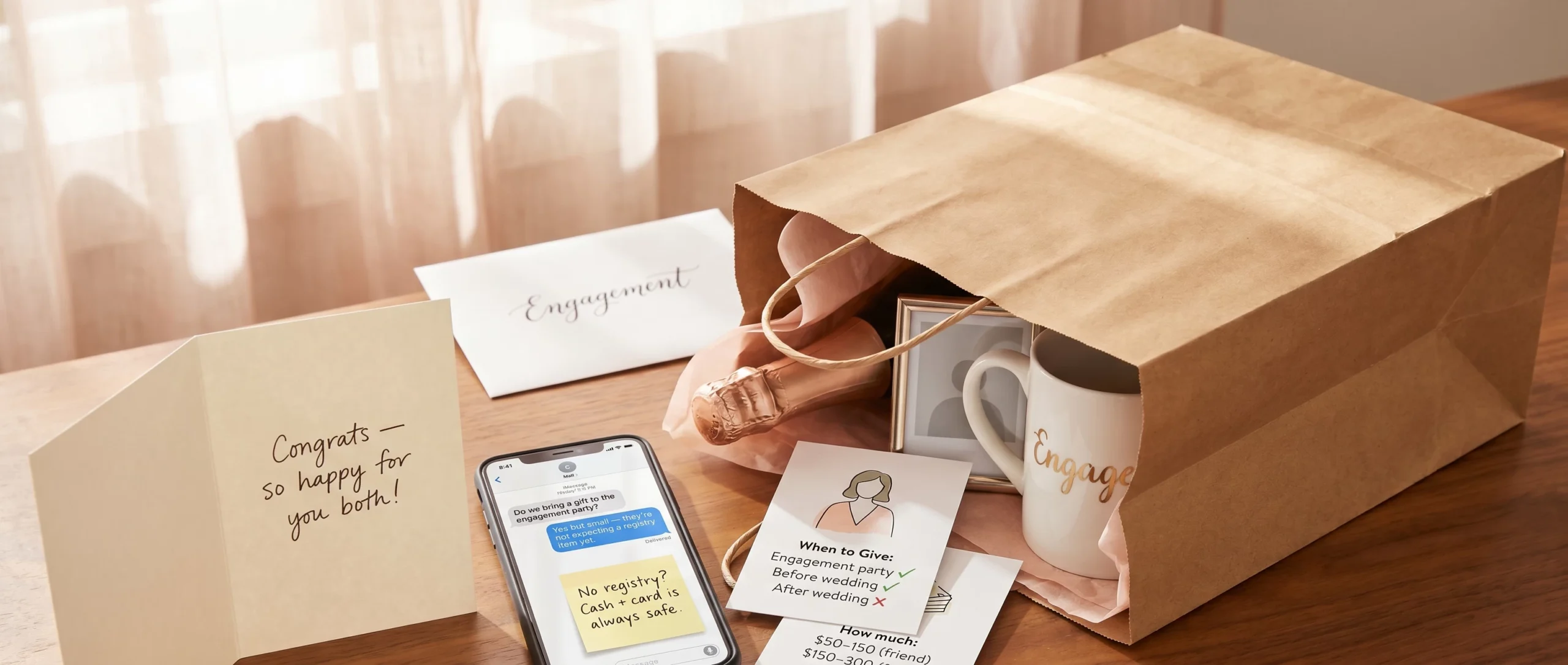 engagement gift etiquette guide