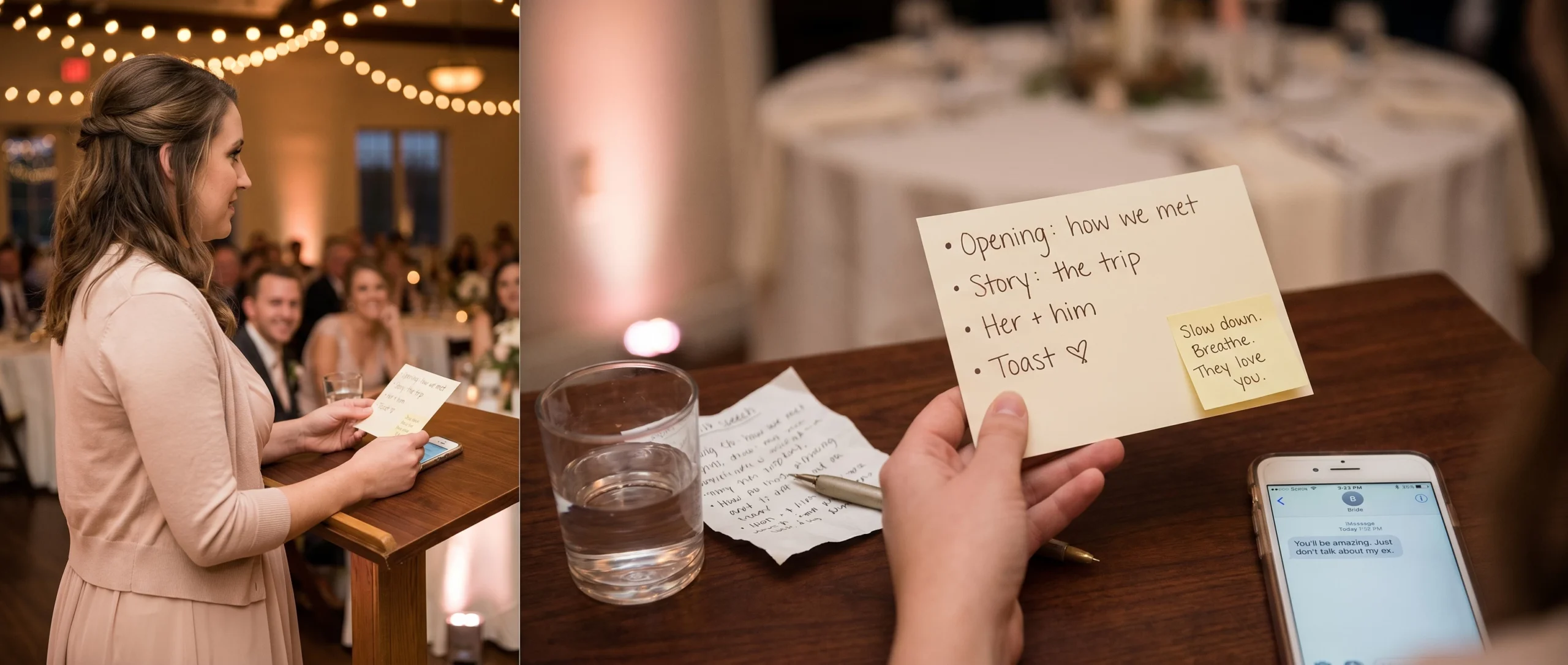 maid of honor speech writing guide
