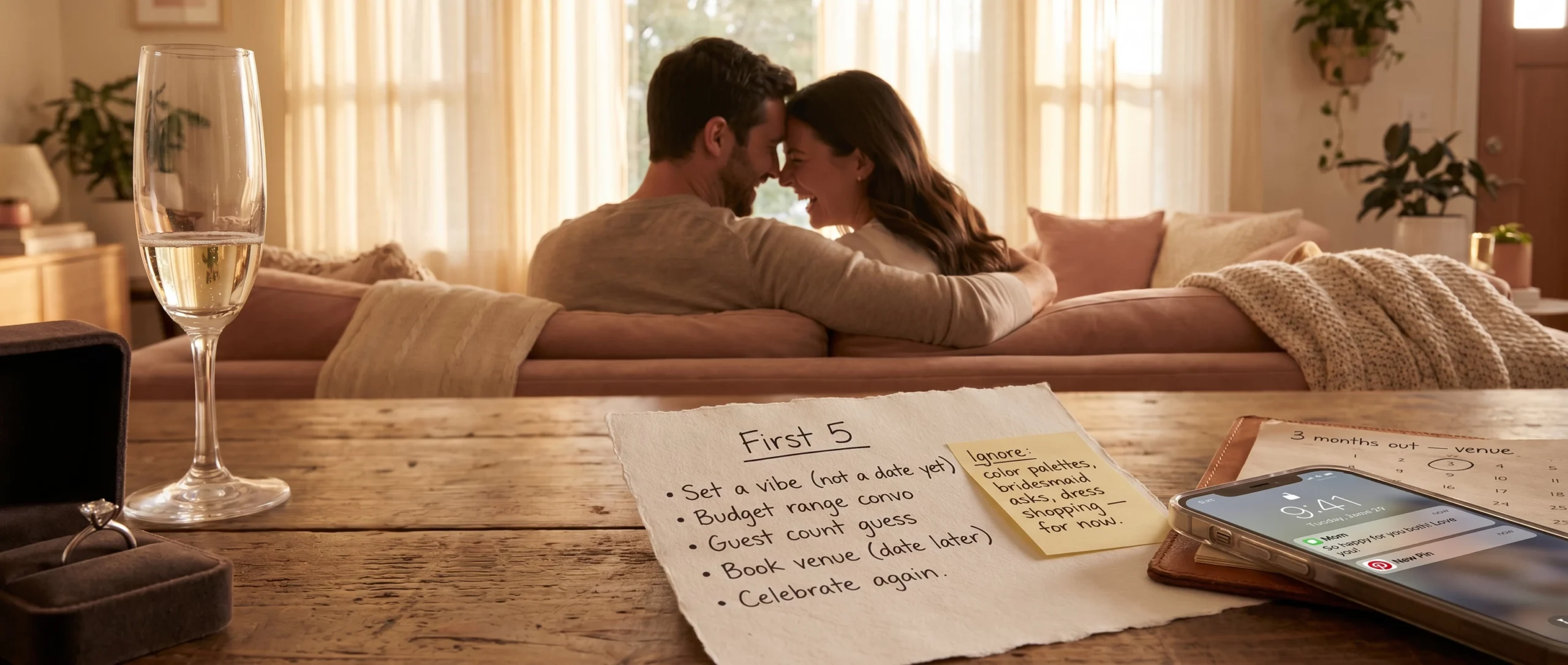 newly engaged couple's first steps guide