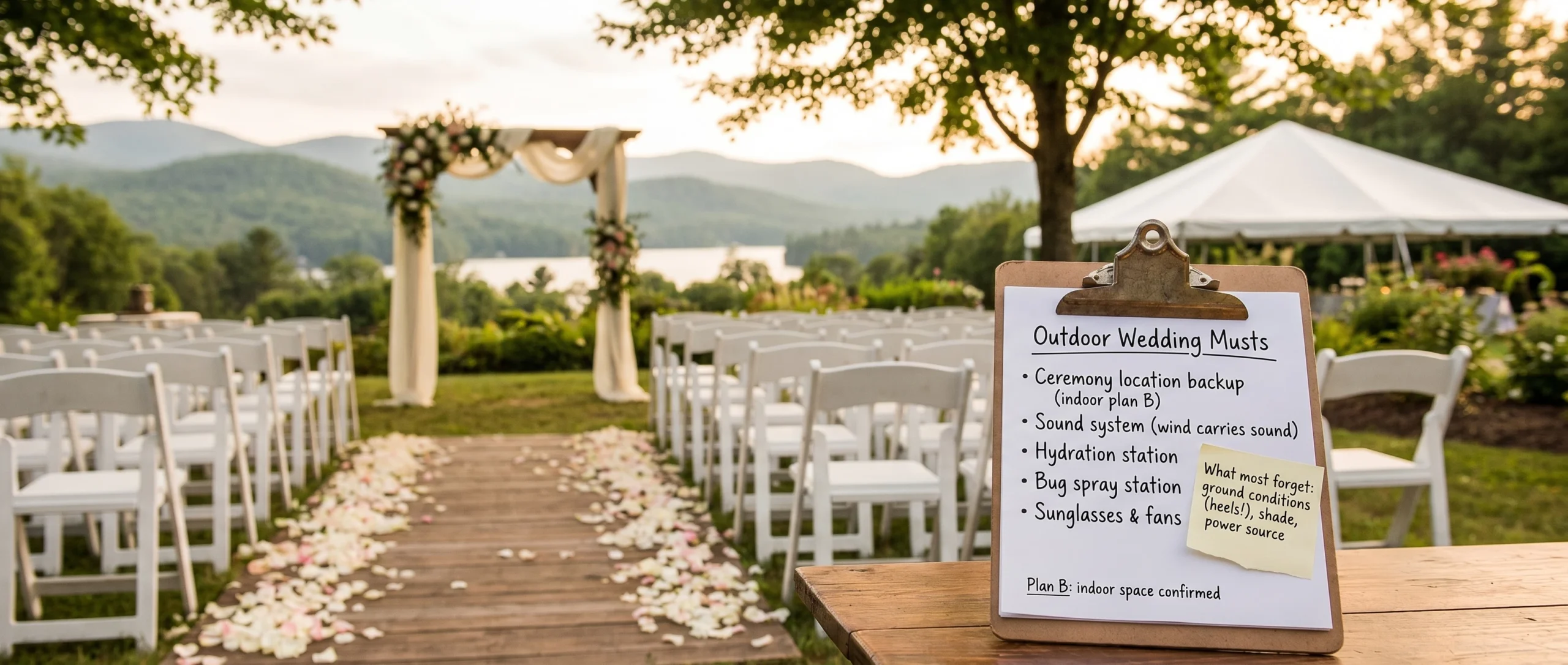 outdoor wedding planning guide