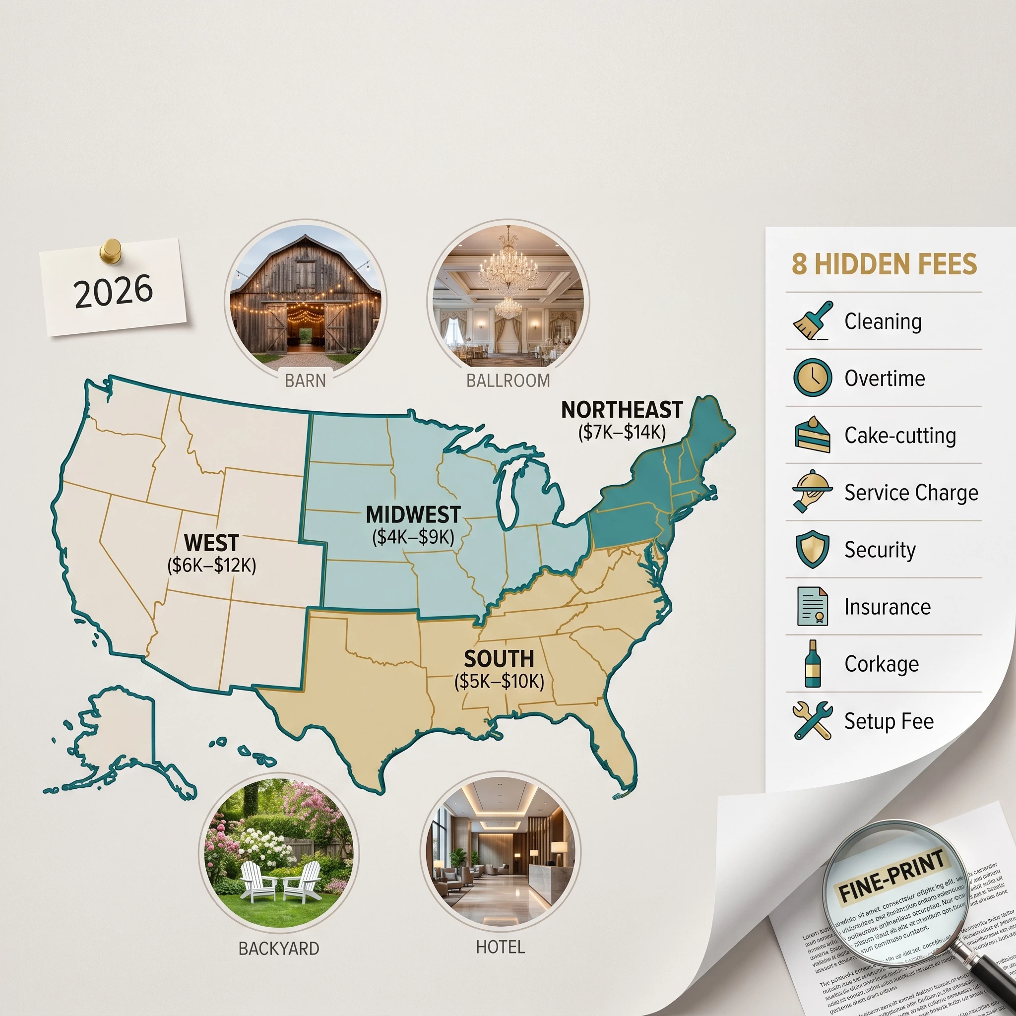 wedding venue cost